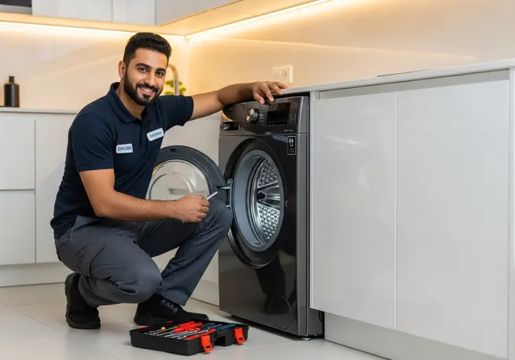 هدر گرافیکی تعمیرات لباسشویی اسنوا - خدمات تخصصی Snowa